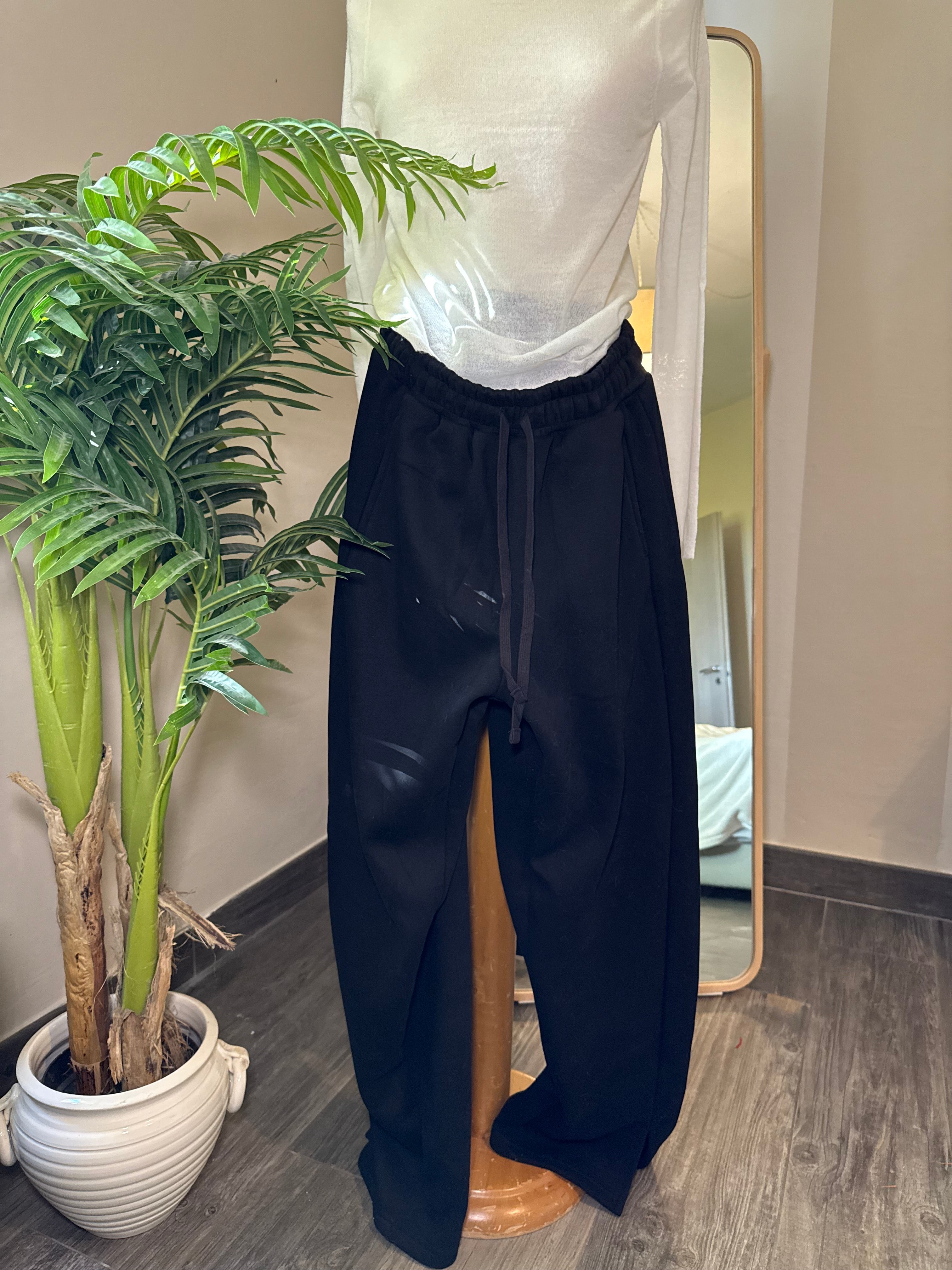 Panta tuta neri 95% cotone