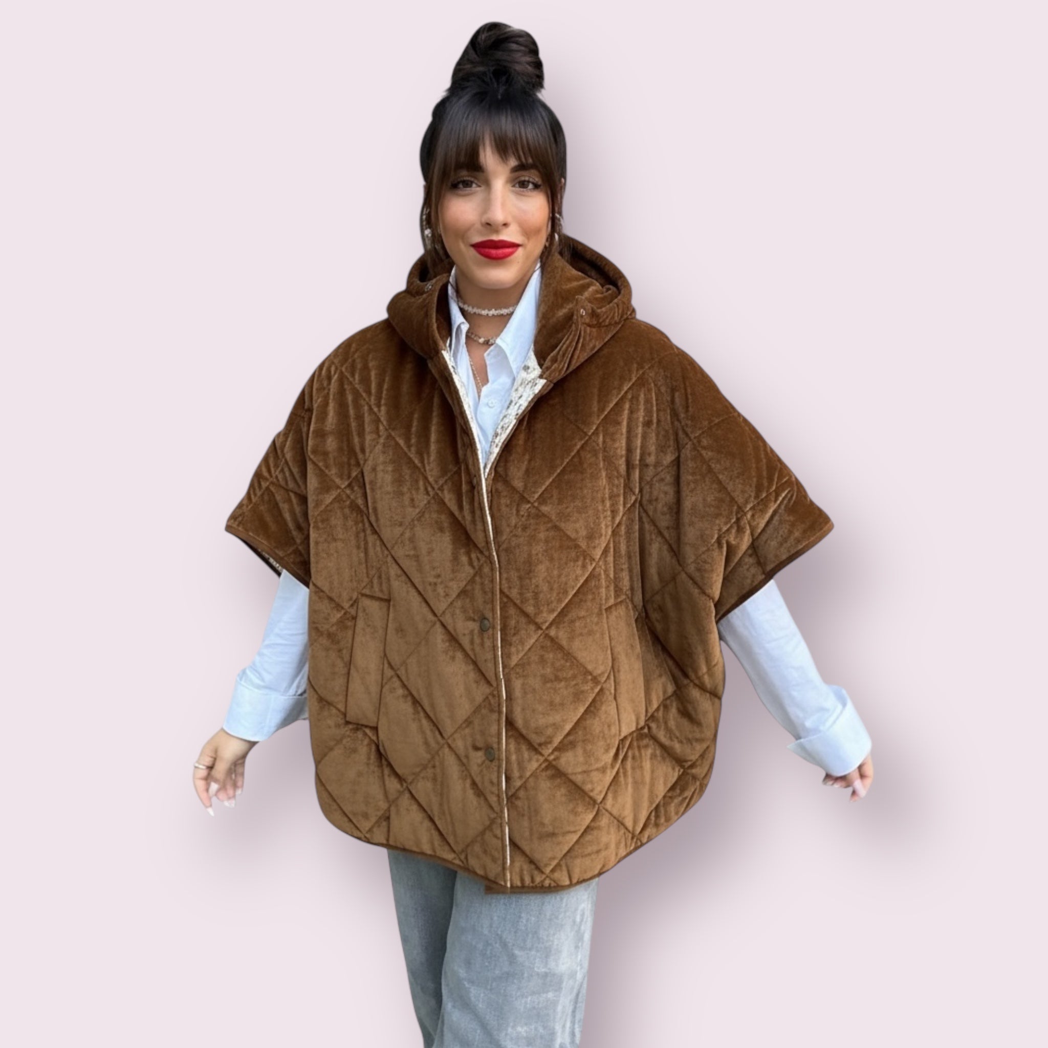 Piumino Giusy versione brown