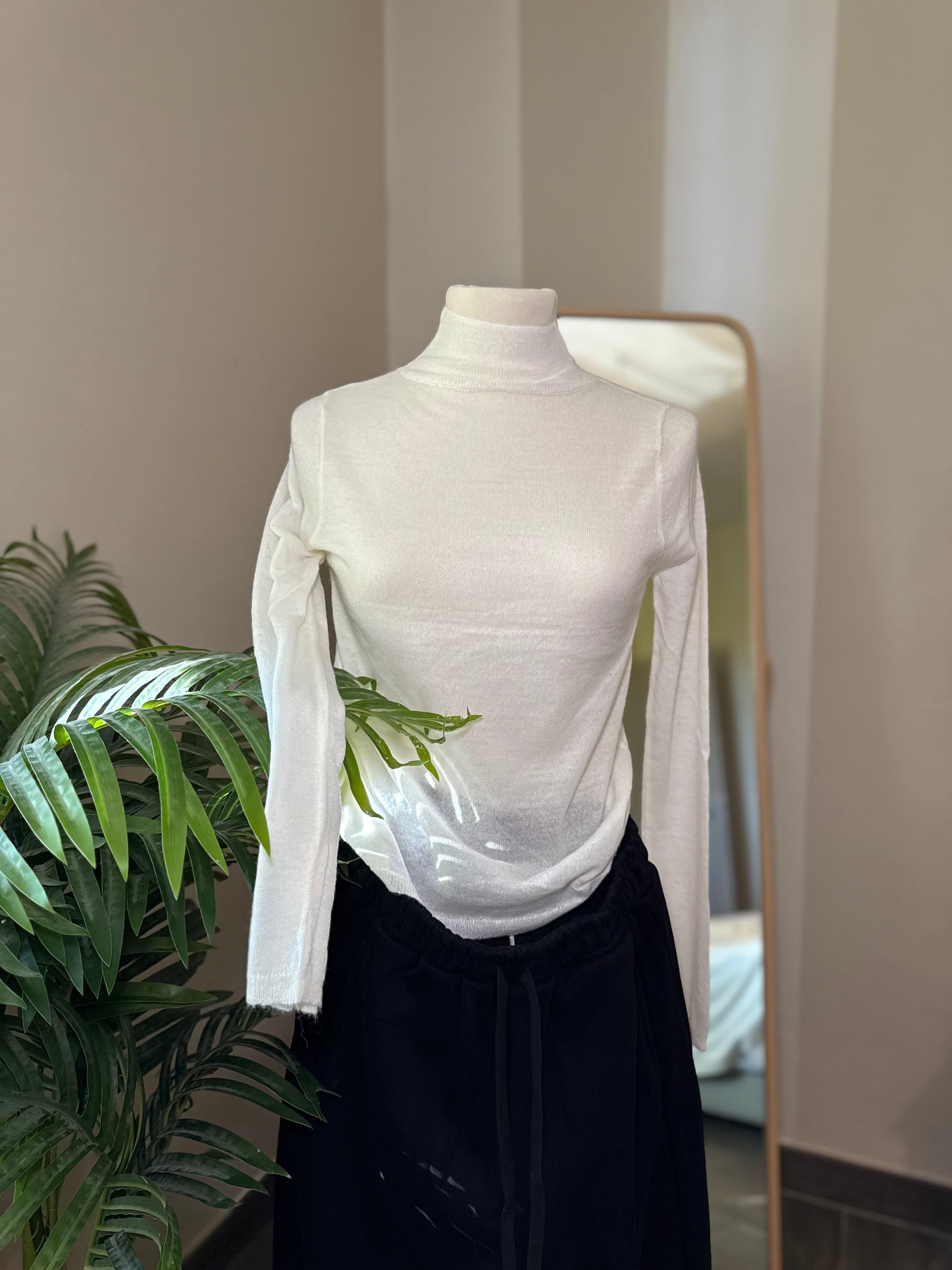 Maglia misto lana/alpaca