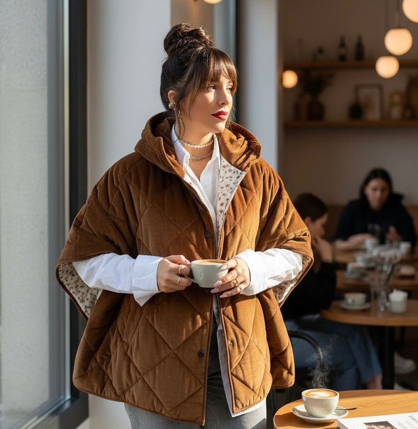 Piumino Giusy versione brown